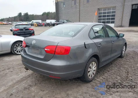 2012 Volkswagen Jetta 2.0L S из США, поврежденный, VIN 3VW1K7AJ2CM358164